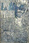  Сулимо-Самуйлло В. 1903-1965 Человек (Автопортрет), конец 1920-х - начало 1930-х Бумага на картоне, смешанная техника 52,1 х 35,5