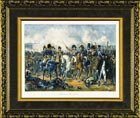  F.Grennier - painter K.Mellet - lithographer XIX century, France The Battle at Mont Sent Jean, The early XIXth century Lithograph, coloring in water soluble paints, 27x 38 cm
