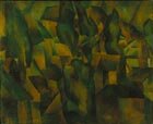  K.Rozhdestvensky (1906-1999) The City, 1927 Oil on canvas, 67 x 49,5 cm