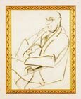  Шагал М. (1887-1985) Портрет А.Грановского, 1921 Бумага, карандаш, 30,3 х 23,5