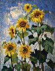  K. I. Gorbatov 1876-1945 Sunflowers, 1933. Oil on canvas, 90 x 70 cm