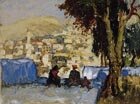  K. I. Gorbatov 1876-1945 Under the tree. Palestine, 1935. Oil on plywood, 21,5 x 29 cm