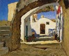  K. I. Gorbatov 1876-1945 An old house, 1926. Oil on canvas and cardboard, 40 x 50 cm