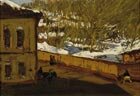  Turzhansky L. (1875-1945) Winter Oil on cardboard, 20 x 24,5 cm
