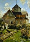  N.Dubovskoi 1859-1918 The Summer-house in Sillamyagi, 1906 Oil on canvas, 71 x 53,5 cm