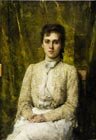  A.Kharlamov 1840-1922 (?) The Female Portrait, 1902 Oil on canvas, 104 x 72 cm