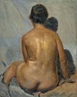  G. Gorelov 1880-1966 The Model Sitting. Study. 1934 Oil on canvas, 104,7 x 77,2 cm