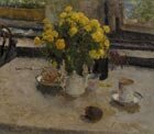Gerasimov S.V. Yellow Kupavkas. The 1930s—40s. Canvas, oil, 50 x 58