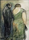 A. Bychkova-Koltsova 1892-1985 The Theater. The Married Couple, 1929-32 Gouache on cardboard, 44,5 x 33 cm