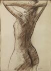  S. Koltsov 1892-1951 The Torso of the Girl, 1932-35 Sepia on paper, 42,5 x 31 cm