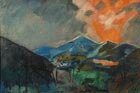  R. Falk 1888-1958 The Volcano, 1910 Oil on canvas, 50 x 79 cm